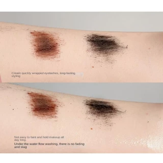 Ebinlands สี, ความยาวปริมาณหลอดเงินขนาดเล็กสีสันสดใส, กันน้ํา Curly Extended Effect Liquid Lash สําหรับแต่งตา