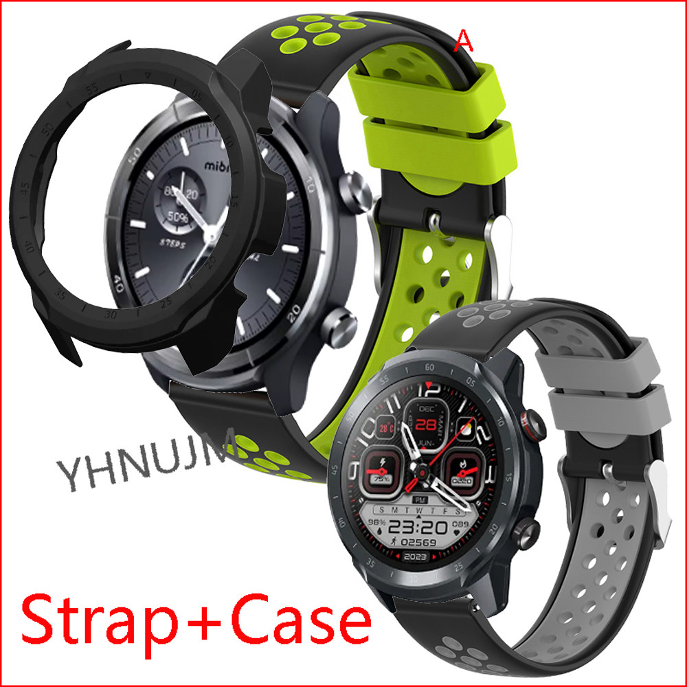 เคส Mibro Watch A3 กรณีป้องกันหน้าจอคลุมทั้งหมดกันชน Mibro Watch A2 กรณีสายรัดอ่อนสร้อยข้อมือนาฬิกาอุปกรณ์เสริม