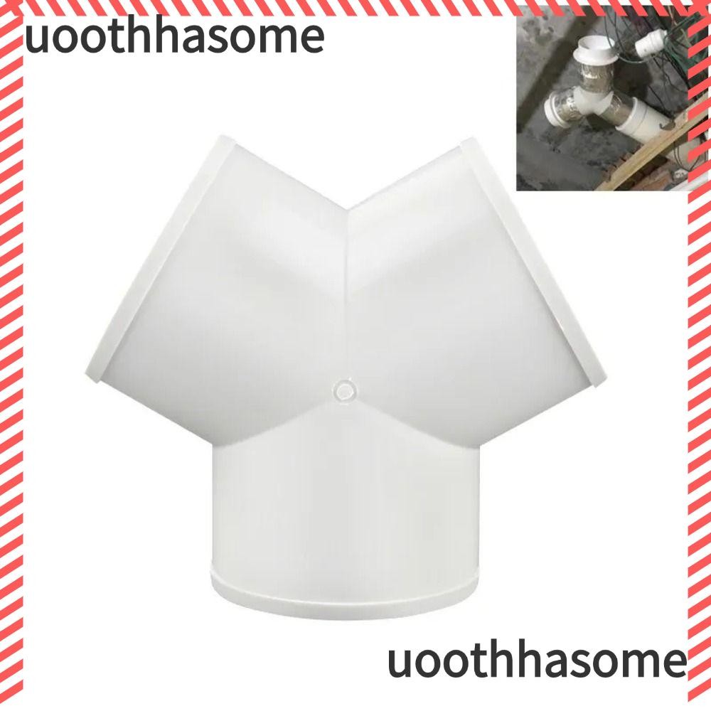 Uoothasome ข้อต่อท่อระบายอากาศอย่างรวดเร็ว, ขั้วต่อท่อไอเสีย PVC 100/150/200 มม., ขั้วต่อตัวแยกรูปตัว T/Y ช่องระบายอากาศ