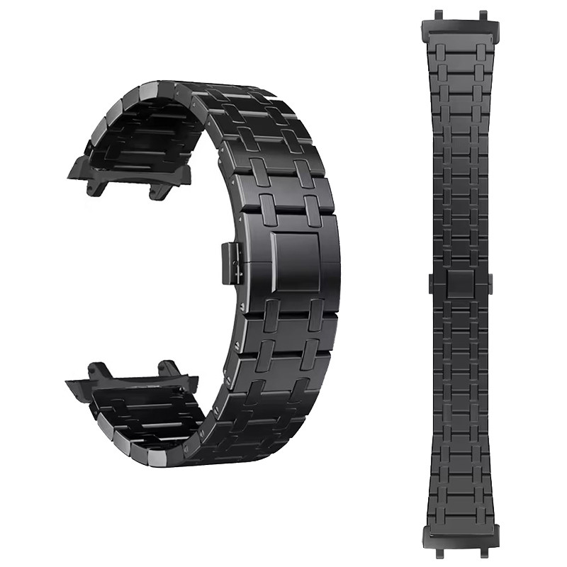 สําหรับ Amazfit T-Rex 3 Band สแตนเลสสตีลสําหรับ Amazfit T-Rex 3 Smartwatch โลหะหรูหราสร้อยข้อมือ Watchband Accessorie