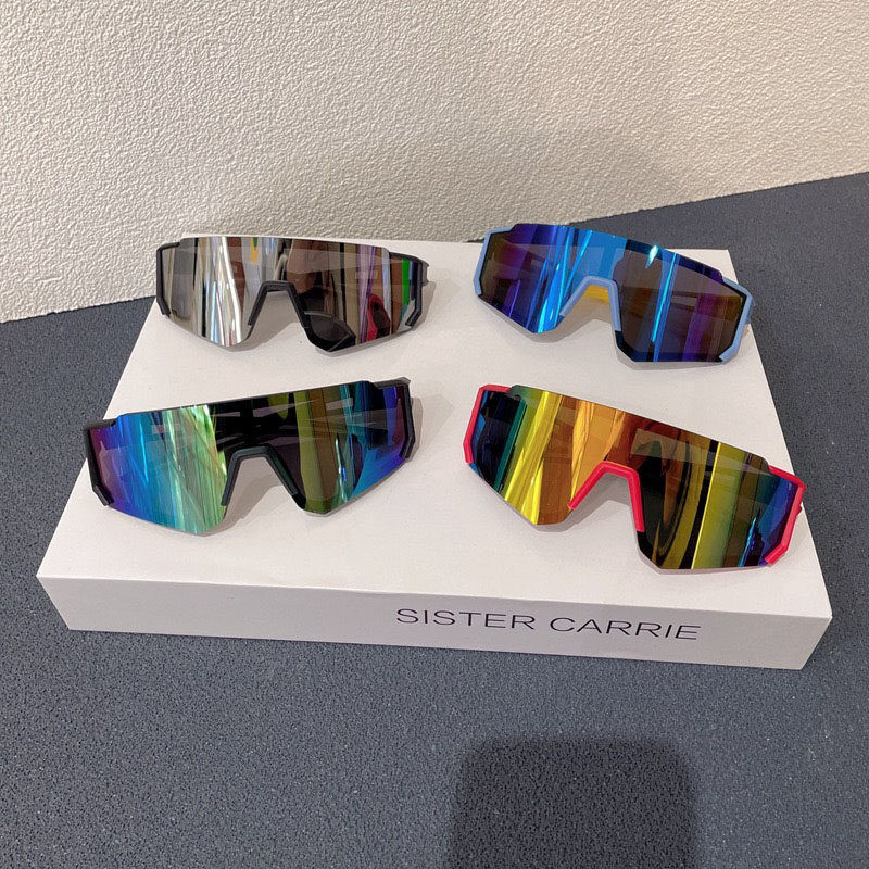 เด็กขี่จักรยานแว่นกันแดดเด็กขี่ตาป้องกันแก้วเด็กกว้างกรอบอาทิตย์แว่นตาแว่นตา - รูปที่ 2