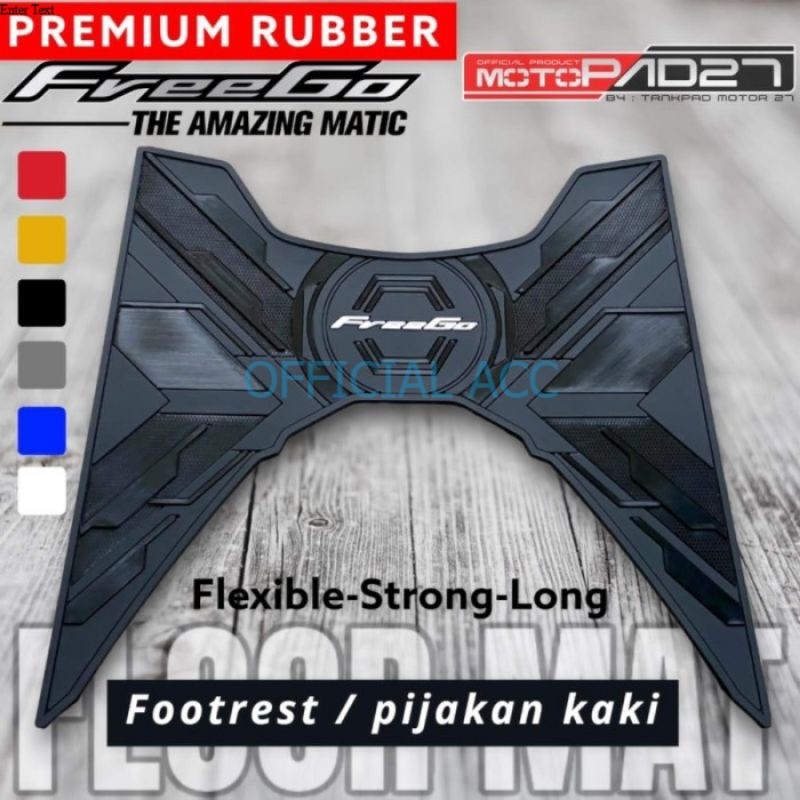 YAMAHA FREEGO พรมมอเตอร์ไซค์ ยางกันลื่น motopad27