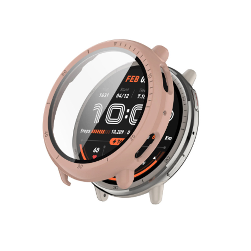 Amazfit active 2 Hard PC Case Glass สําหรับ amazfit active2 Smartwatch ฝาครอบป้องกันหน้าจอสําหรับ am