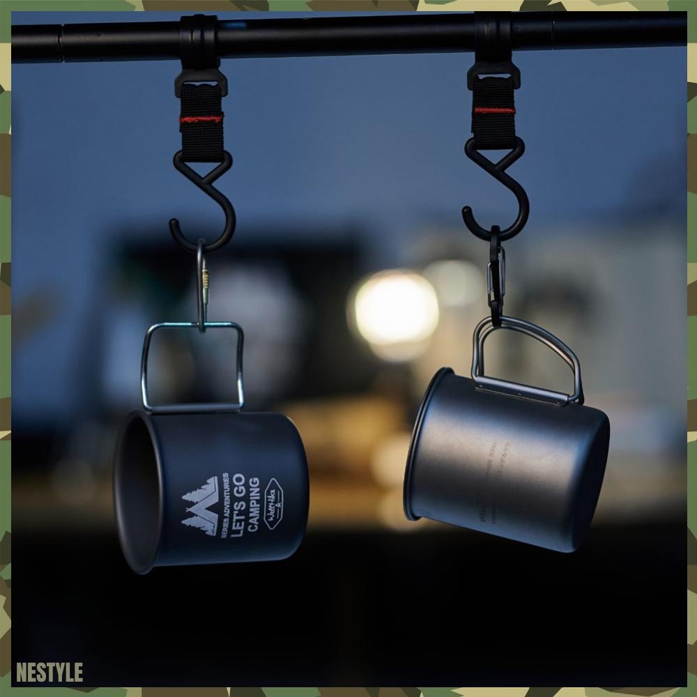 จัดส่งจากกรุงเทพ 300ML Camping Mug อุปกรณ์ปิกนิกด้ามจับแบบพับได้สําหรับ Backpacking Hiking Travel [newstyle.th] - รูปที่ 5