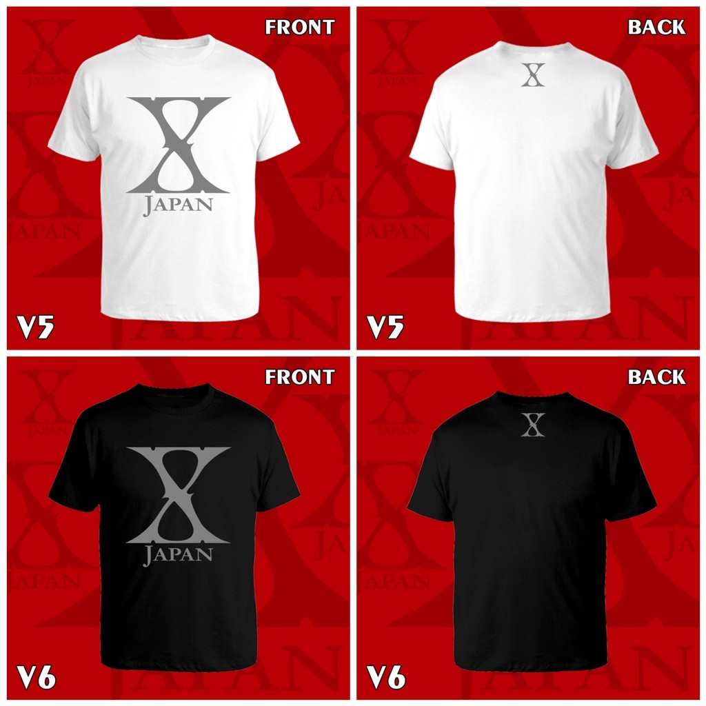 new [Csndice] เสื้อยืด คอกลม แขนสั้น X japan LOGO สกรีน Flex pu  ขอบสวย คมชัด ผ้า cotton 100% - รูปที่ 6