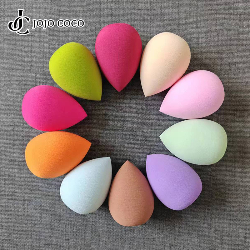Jojo COCO ฟองน้ําผ้าฝ้ายนุ่มพิเศษพัฟเบาะลมแต่งหน้าไข่รองพื้นชนิดน้ําเครื่องมือแต่งหน้าอเนกประสงค์แต่งหน้าไข่