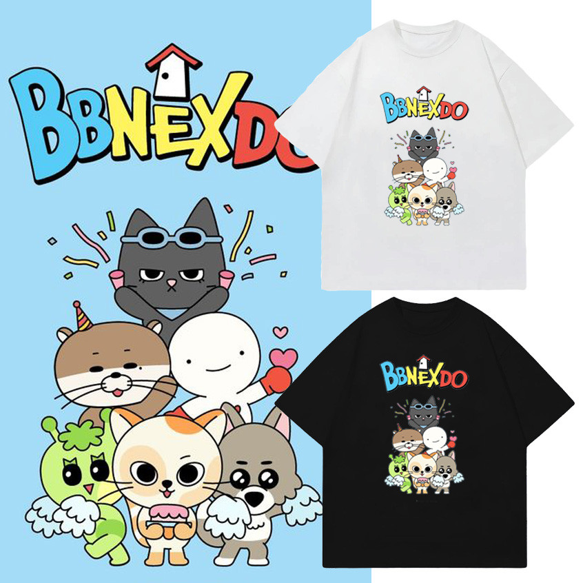 Hot เสื้อยืด BOYNEXTDOOR ผ้าคอตตอน  ลายสวย ผ้าดี สวมใส่สบาย เสื้อยืด unisex SIZE S-5XL #BND015