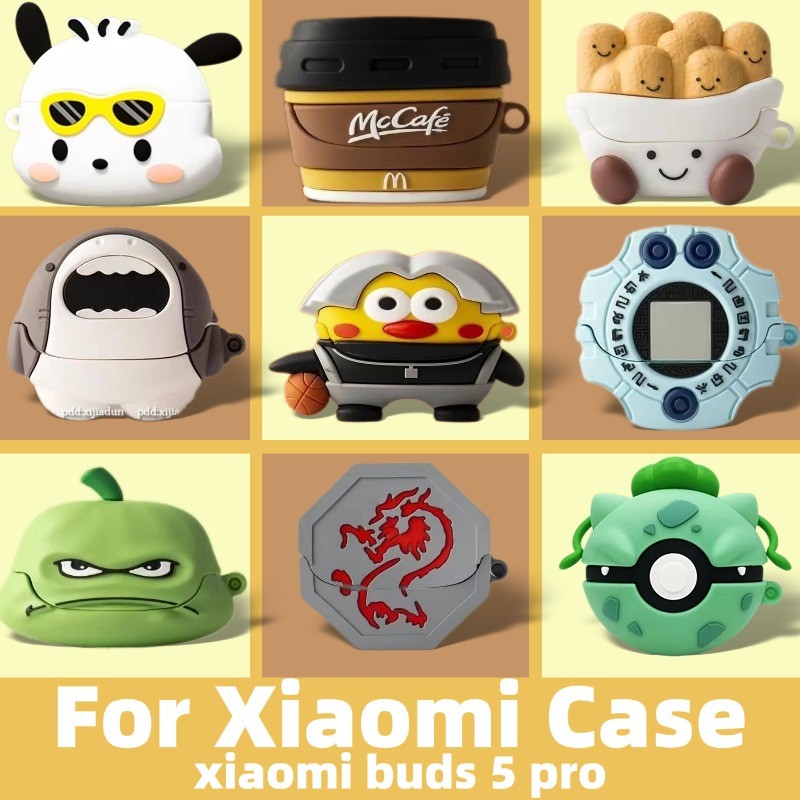 สําหรับ Xiaomi Buds 5 Pro กันกระแทกหูฟังฝาครอบ Xiaomi Buds 5 Pro ฝาครอบซิลิโคนกันกระแทก