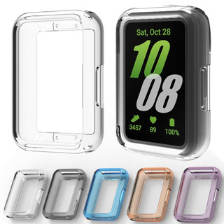 Tpu Protector Case compatible สําหรับ Samsung Galaxy Fit 3 กันชน Clear Shell สําหรับ Galaxy Watch fit3 hollow Coverage Shell อุปกรณ์เสริม