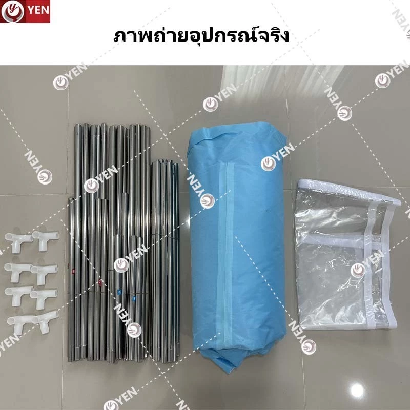มุ้งแอร์ 10 ฟุต และ 8 ฟุต รุ่นมีพื้นมุ้ง โครงเหล็ก thumbnail 4