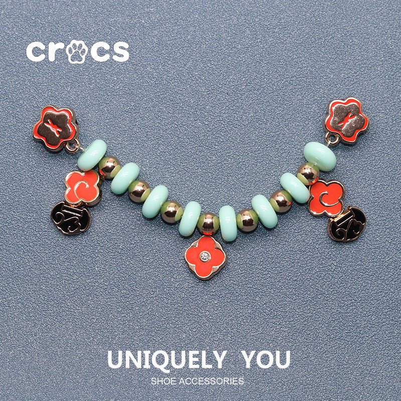 Crocs JIbbitz Wealth Chain JIbbitz TJC Cave Shoes Accessories charm Crocs Metal Diamond Shoe Buckle