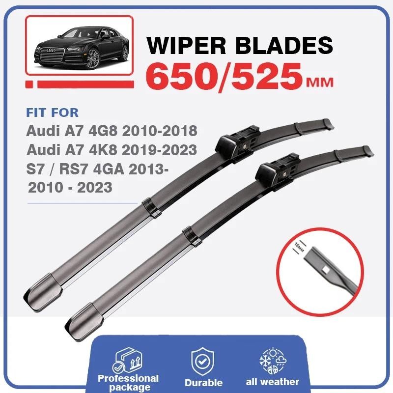 ชุดใบปัดน้ําฝนด้านหน้ารถยนต์สําหรับ Audi A7 2010 - 2023 RS7 S7 4G8 4K8 4GA 4KA Sportback SLine กระจก