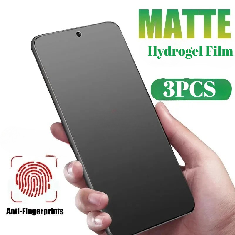3PCS Frosted HD Hydrogel ฟิล์มสําหรับ Xiaomi Poco X7 X6 X5 X4 X3 X2 M7 M6 M4 Pro Neo NFC GT Plus 5G 