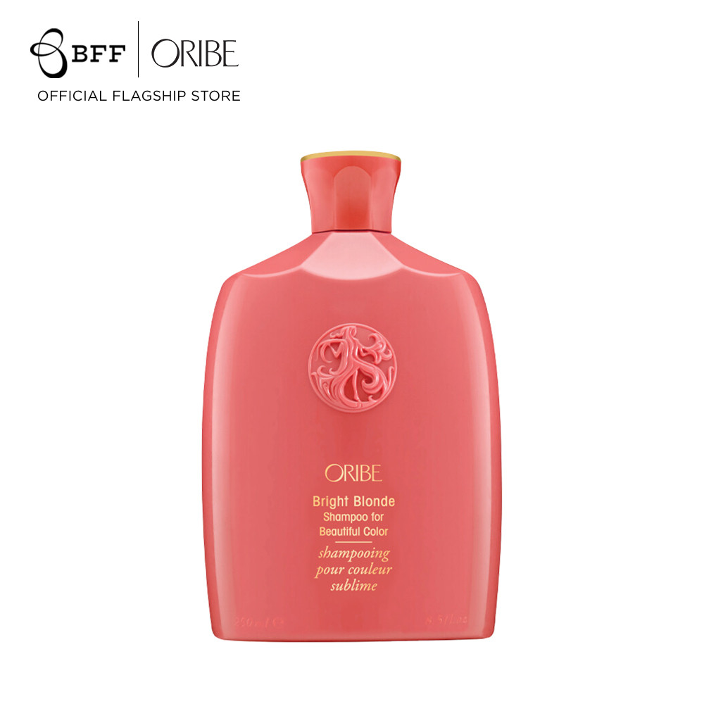 Oribe - Bright Blonde Shampoo For Beautiful Color 250 ml (แชมพูล็อคสีผม, ผมสุขภาพดี, แชมพูสำหรับผมทำสี)