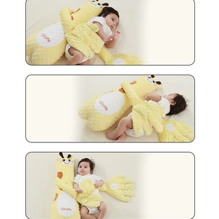 Aoduoyaya หมอนตุ๊กตาตบกล่อมนอน หมอนกันสะดุ้ง ป้องกันการสะดุ้งตื่น ตัวช่วยแม่ๆกล่อมลูกนอน