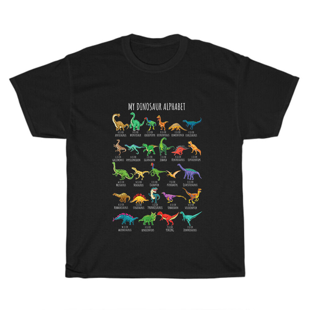 My Dinosaur Alphabet Identification Types Of Dinosaurs AZ Gift T-Shirt