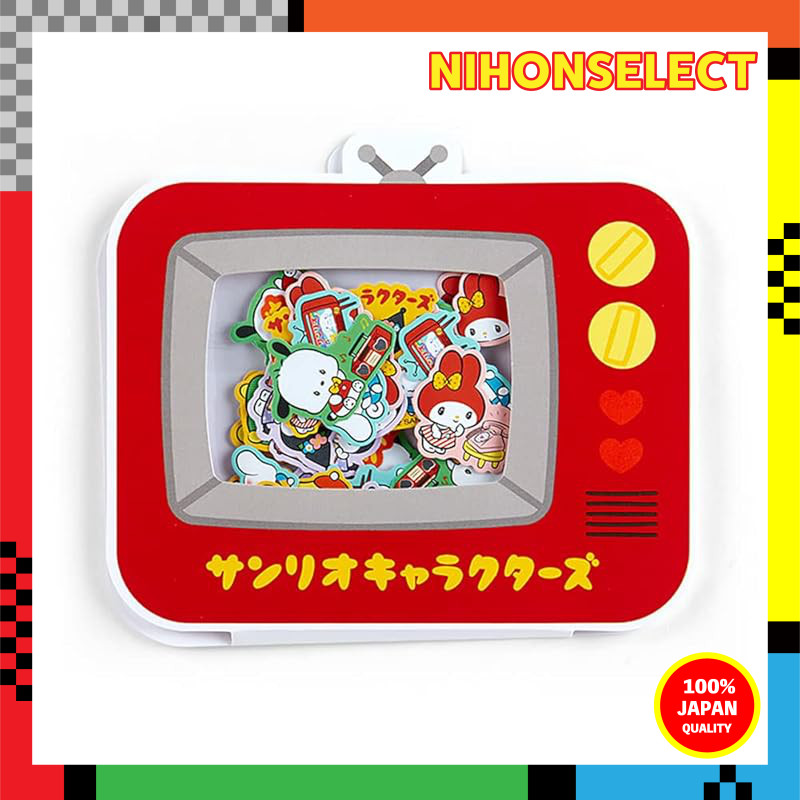 Sanrio Character Stickers Set - Retro Room Design Series - Dimensions: 13×0.3×11 cm - 490857