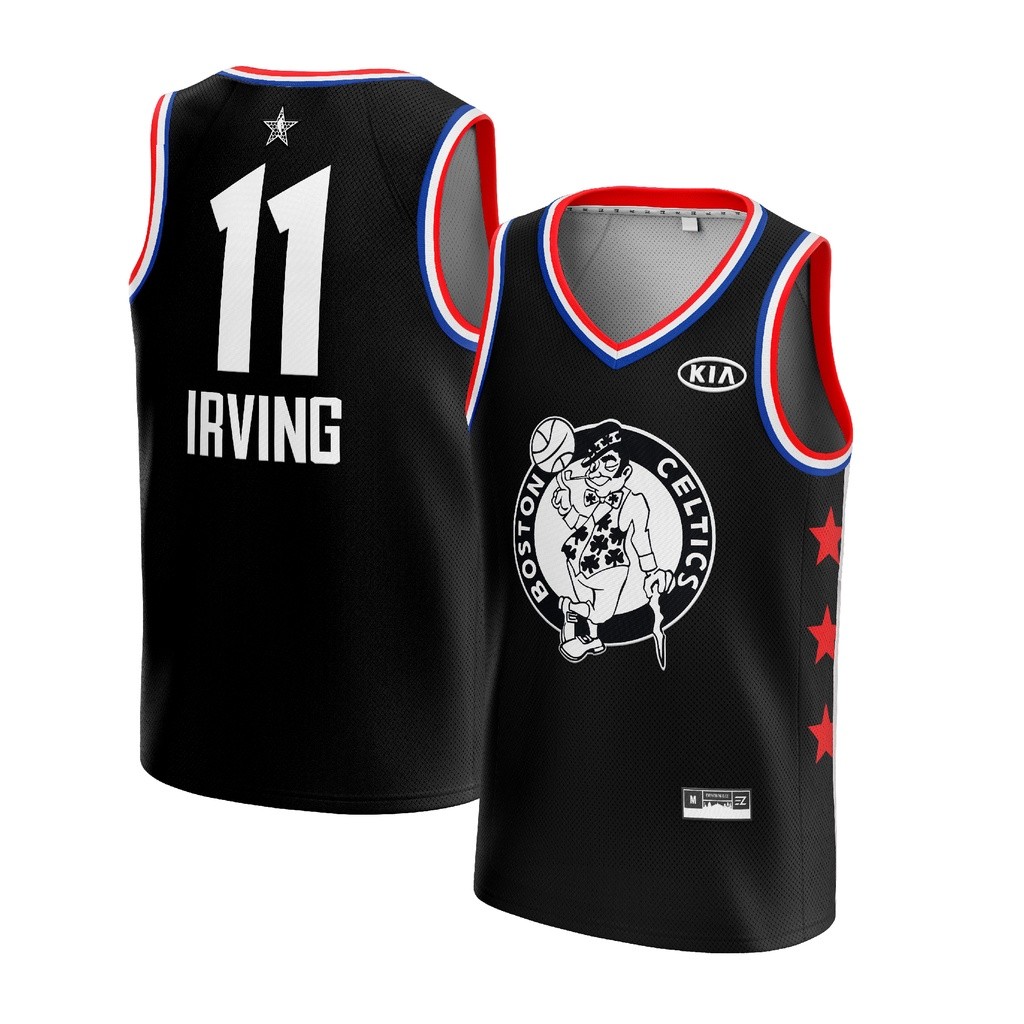 [ORIGINAL] Kyrie Irving Allstar 2019 11 เสื้อสีดํา - เสื้อบาสเก็ตบอล Swingman เสื้อยืด Tshirt Top เค