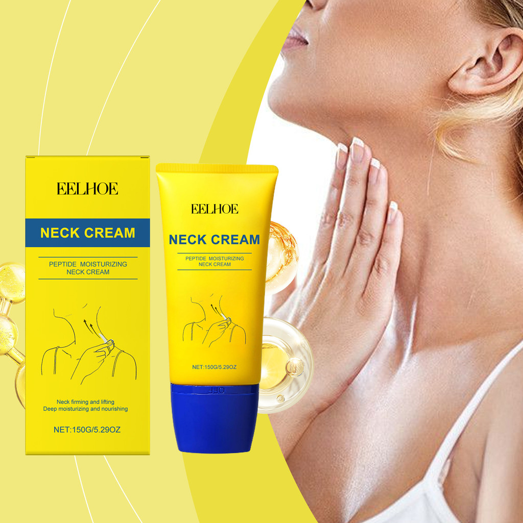 150g ครีมกระชับคอและให้ความชุ่มชื่น | คอลลาเจน-อินฟิวส์ทรีทเม้นท์ผิวหย่อนคล้อย | ลดเลือนริ้วรอยและกํ