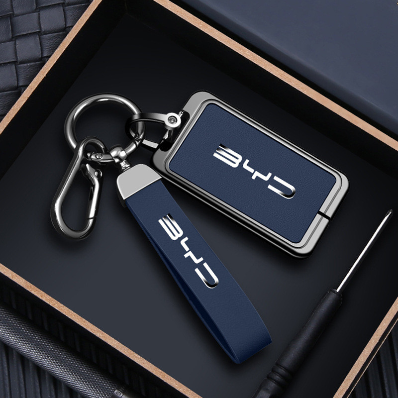 ฝาครอบกุญแจรีโมทสําหรับ คสกุญแจรถ BYD ผู้ถือบัตร NFC ผู้ถือบัตรป้องกัน Han DM Han EV เพลง Pro Qin Pro เคสกุญแจรีโมทคอนโทรล