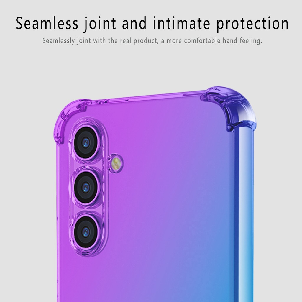 SAMSUNG สําหรับsamsung Galaxy A26 A36 A56 A16 5G A06 น่ารักGradient Slim Anti Scratchยืดหยุ่นTPUกันกระแทกฝาครอบโทรศัพท์กรณี - รูปที่ 2