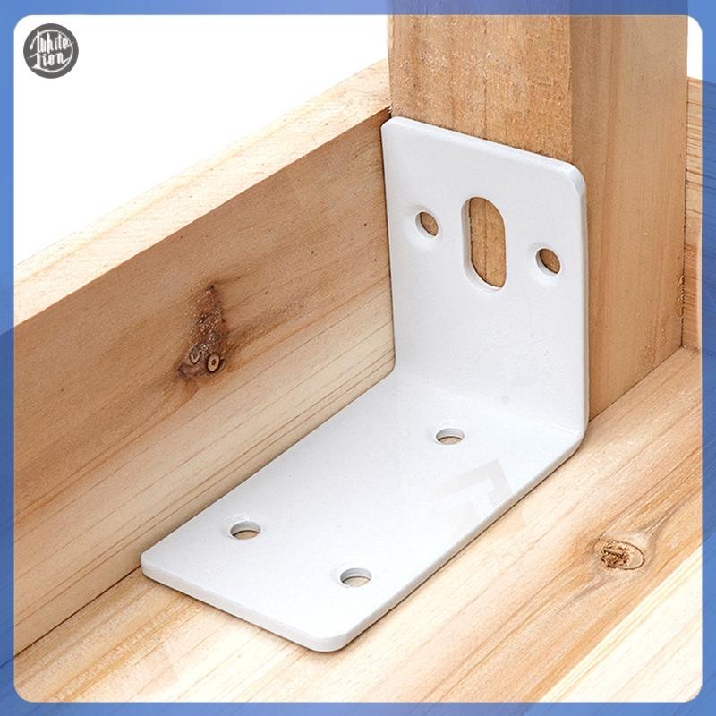 Wl| สแตนเลส90องศามุมวงเล็บมุมวงเล็บร่วมยึดยึดเฟอร์นิเจอร์ประตูหน้าจอตู้ผนังใหม่ - รูปที่ 3