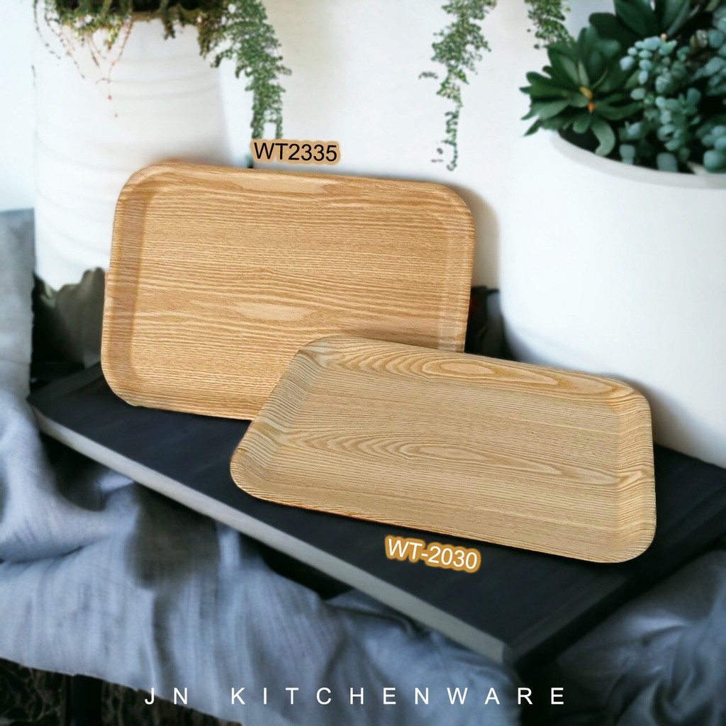 ถาดเสิร์ฟ US ลายไม้  WT-2335 / WT-2335