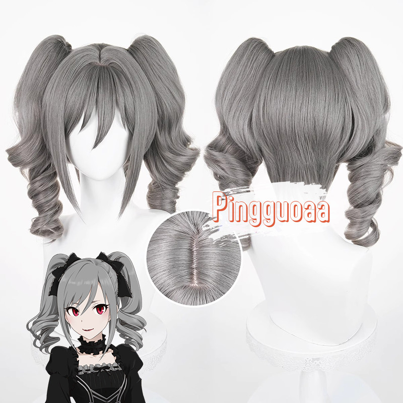 【Manmei】THE IDOLM@STER: Cinderella Girls Kanzaki Ranko Cosplay Wig 46cm Long Heat Resistant Syntheti