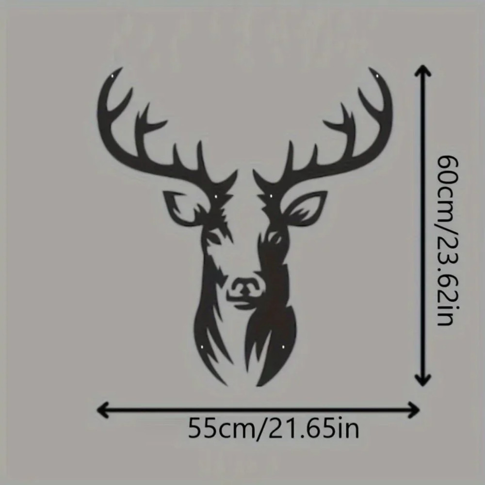 ประติมากรรมผนังหัวกวางชนบท: ศิลปะโลหะ 3ง ที่หรูหราสําหรับบ้าน.โรงฟาร์มศิลปะโลหะสําหรับบ้านที่ทันสมัย - รูปที่ 7