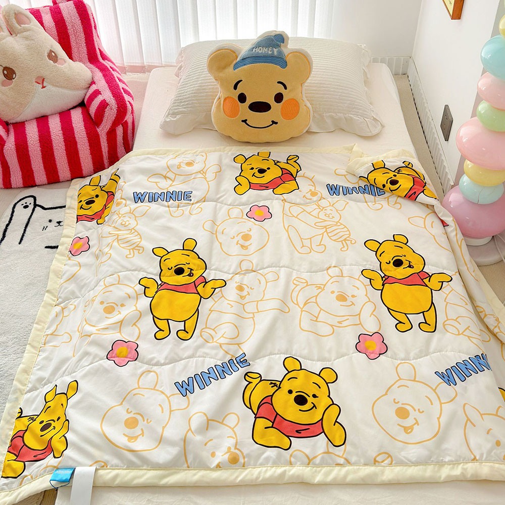 ผ้าห่มเด็ก ผ้านวมแบบบาง ลายการ์ตูน ขนาด110*150cm