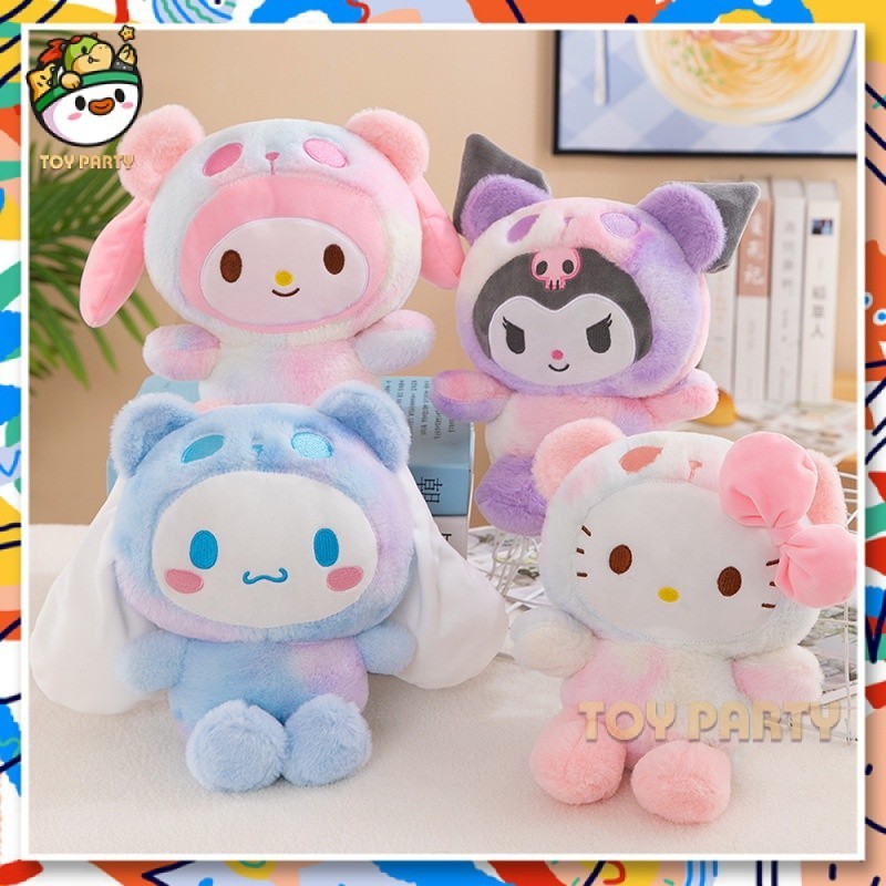【 24ชม. Kuromi ของเล่นColorful อะนิเมะ hello kitty sanrio ของเล่น Kawaii Mymelody Kuromi cinnamoroll ตุ๊กตาตุ๊กตาสัตว์ตุ๊กตานุ่มตุ๊กตา Plushie หมอนเด็กของขวัญ