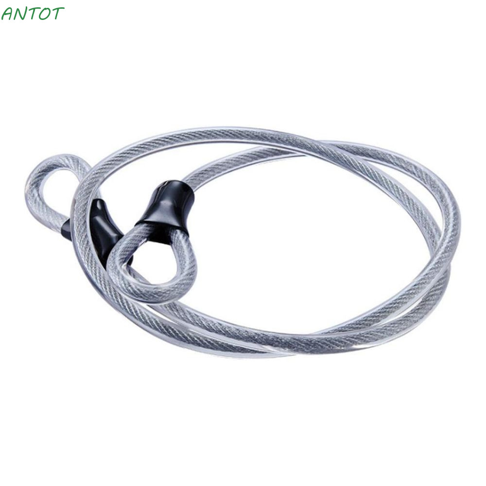 Antot สายเคเบิลล็อคประตูไฟฟ้า PVC แบบใส 1.2 เมตร กันขโมย