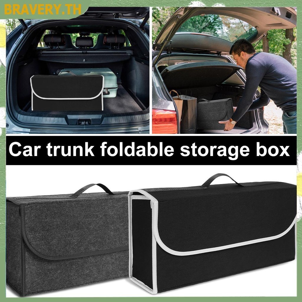 กล่องเก็บรองเท้าบูท กันไฟ ความจุขนาดใหญ่ พร้อมที่จับ สําหรับรถยนต์ SHOPCYC6857