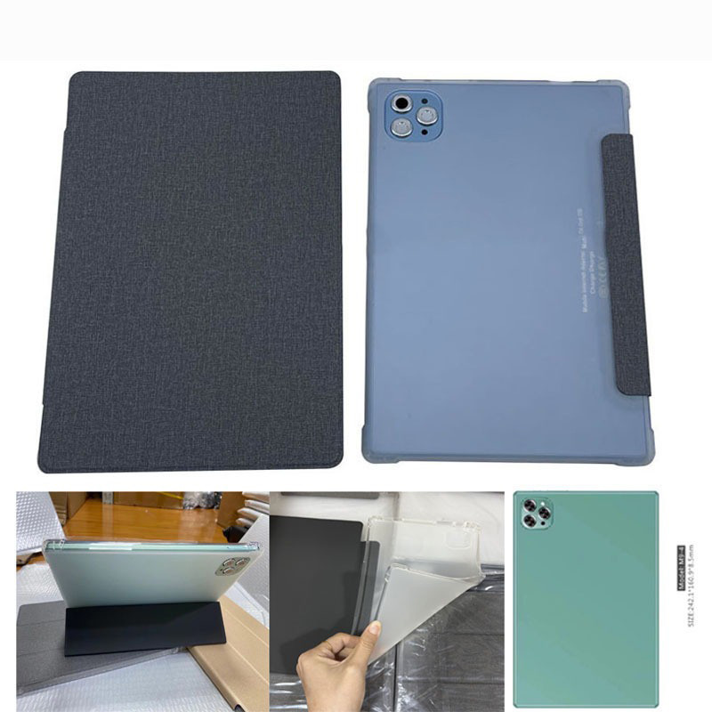 เคสแท็บเล็ตหนัง TPU ใส กันกระแทก พร้อมขาตั้ง สําหรับ Blackview Tab 7 Wifi 13 12 Pro Wifi 11 10 Pro 9 8 8E 8Wifi 7 Pro 10.1 นิ้ว