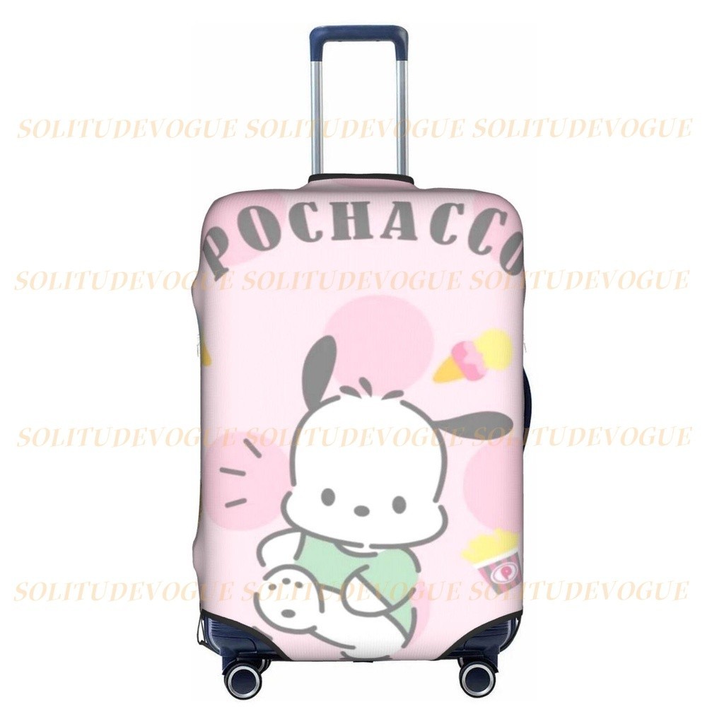 Sanrio Pochacco ฝาครอบกระเป ๋ าเดินทางหนา Protector กระเป ๋ าเดินทางยืดหยุ ่ นสูง Spandex ฝาครอบป ้ องกัน - รูปที่ 2