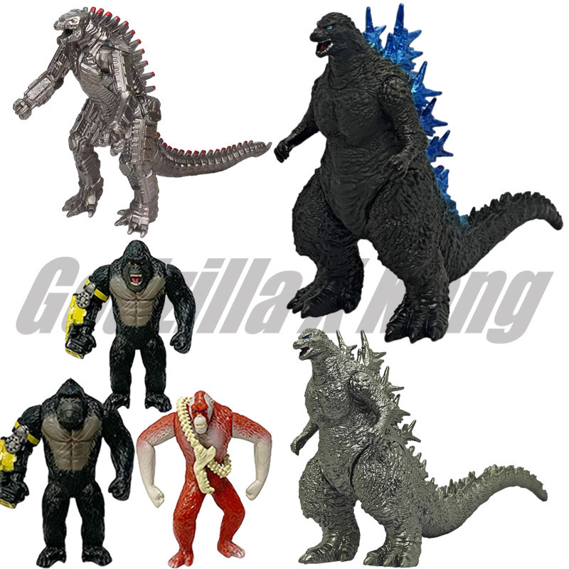 โมเดลฟิกเกอร์ Godzilla VS Kong Godzilla ขยับข้อต่อได้ ของเล่นสําหรับเด็ก