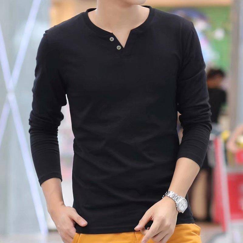 t-shirt oversize  เสื้อยืดขาว เสื้อแขนยาว คอวี มี 5 สีให้เลือก ผลิตจากผ้าคอตตอน 100 % เกรดพรีเมี่ยม