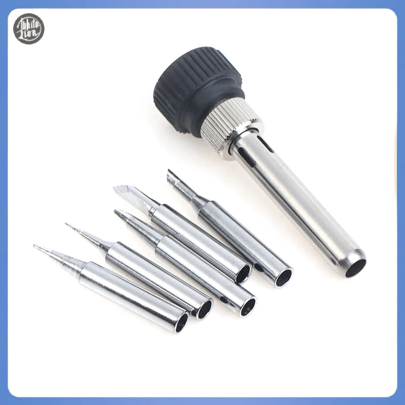 Wl| ใหม่ อะแดปเตอร์หัวแร้งบัดกรีเหล็ก 5 ชิ้น สําหรับ ESD 852D 936 937D 898D 907 HAKKO