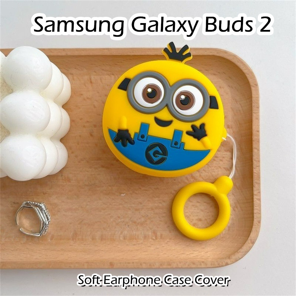 【Trend Front 】 สําหรับ Samsung Galaxy Buds 2 เคสการ ์ ตูนนวัตกรรม Series เคสหูฟังซิลิโคนอ ่ อนนุ ่ มปลอกฝาครอบ NO.1