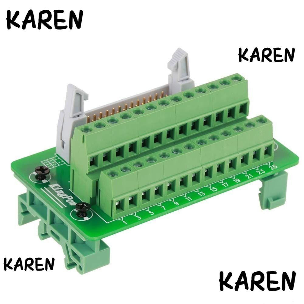 Karen Terminal Block Adapters , อินเทอร ์ เฟซ PLC 26Pin ชาย Connector , Breakout Board IDC26P Terminal Block Connector