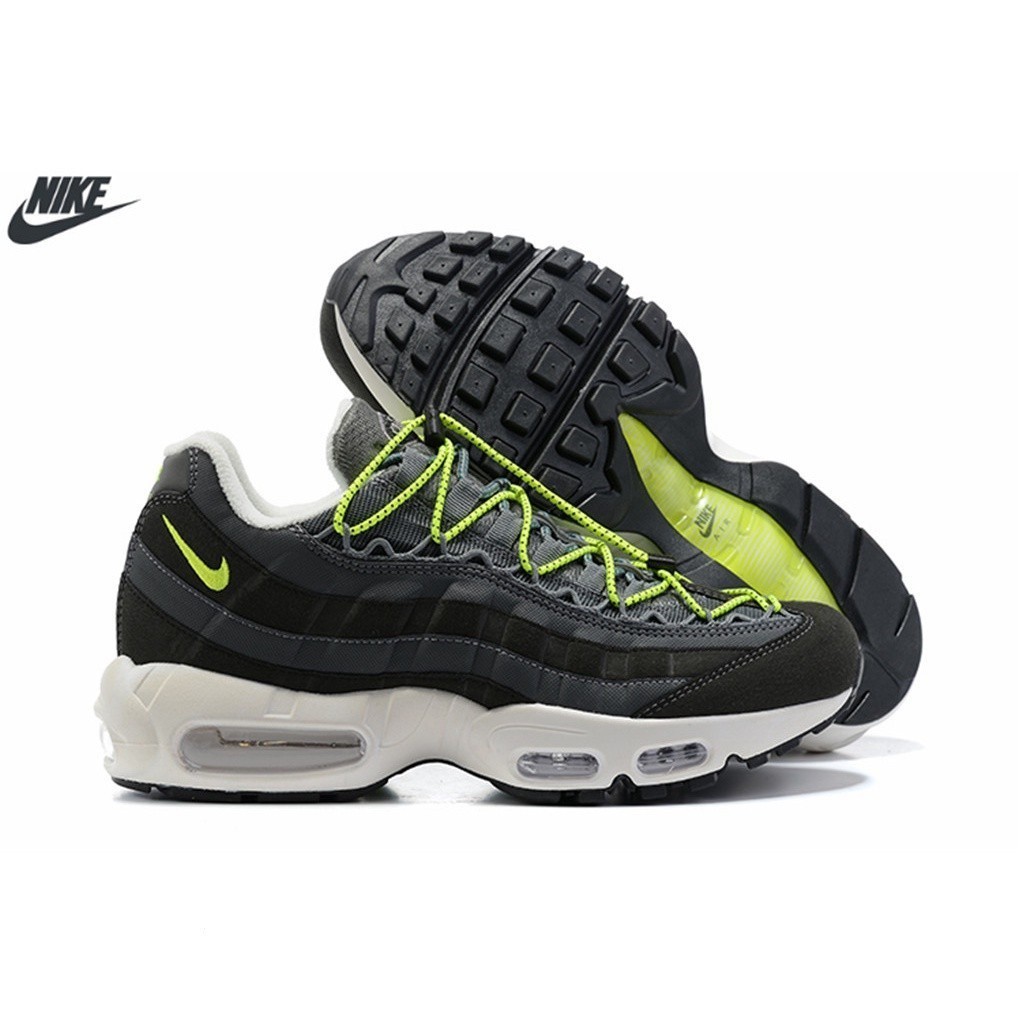 Nike air Max 95 air-cushioned รองเท้าวิ่ง ผ้าตาข่าย ระบายอากาศ สําหรับผู้ชาย