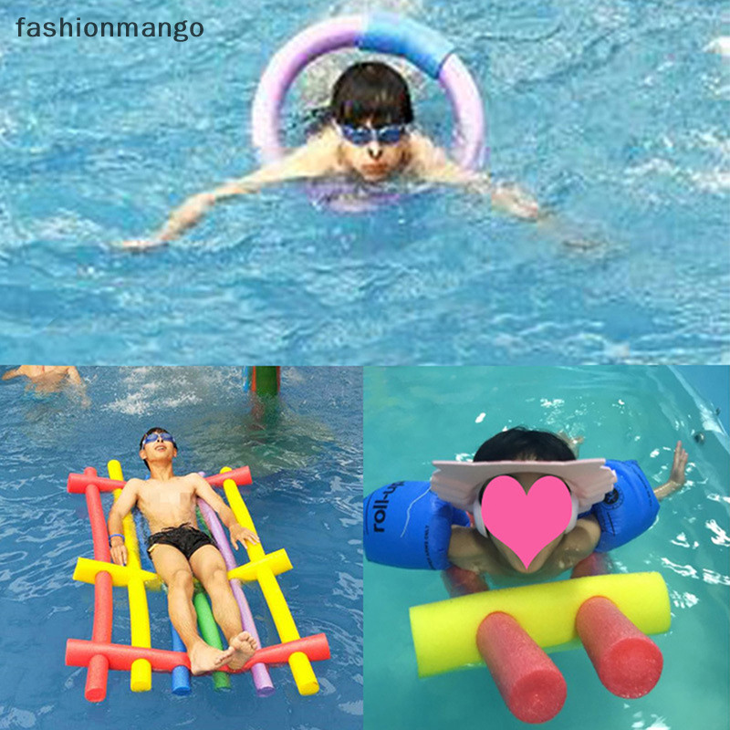 [fashionmango ] Hollow ยืดหยุ ่ นสระว ่ ายน ้ ํา Water Float Foam Noodles Connector Float Stick สต ็ อกใหม ่