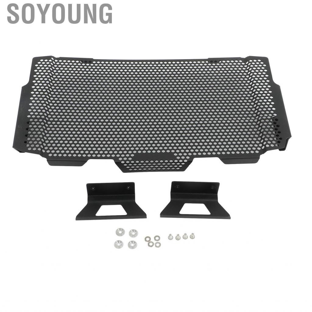 Soyoung Oil Cooler Protective Cover Motorcycle Radiator Grille Stainless Steel for Motorbike
