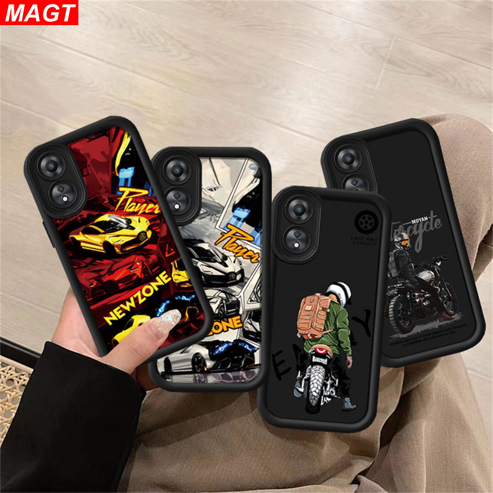 Oppo A3X A60 A18 A38 A78 A58 Reno 8T A57 2022 A17 A16K A16E A15 A15S A54S A3S A5S A12E A12 F9 A31 A53 A92 A54S A54S A53 A53 A52T ภาพประกอบกรณีA33 A52S A53 A52T Super หัวรถจักร