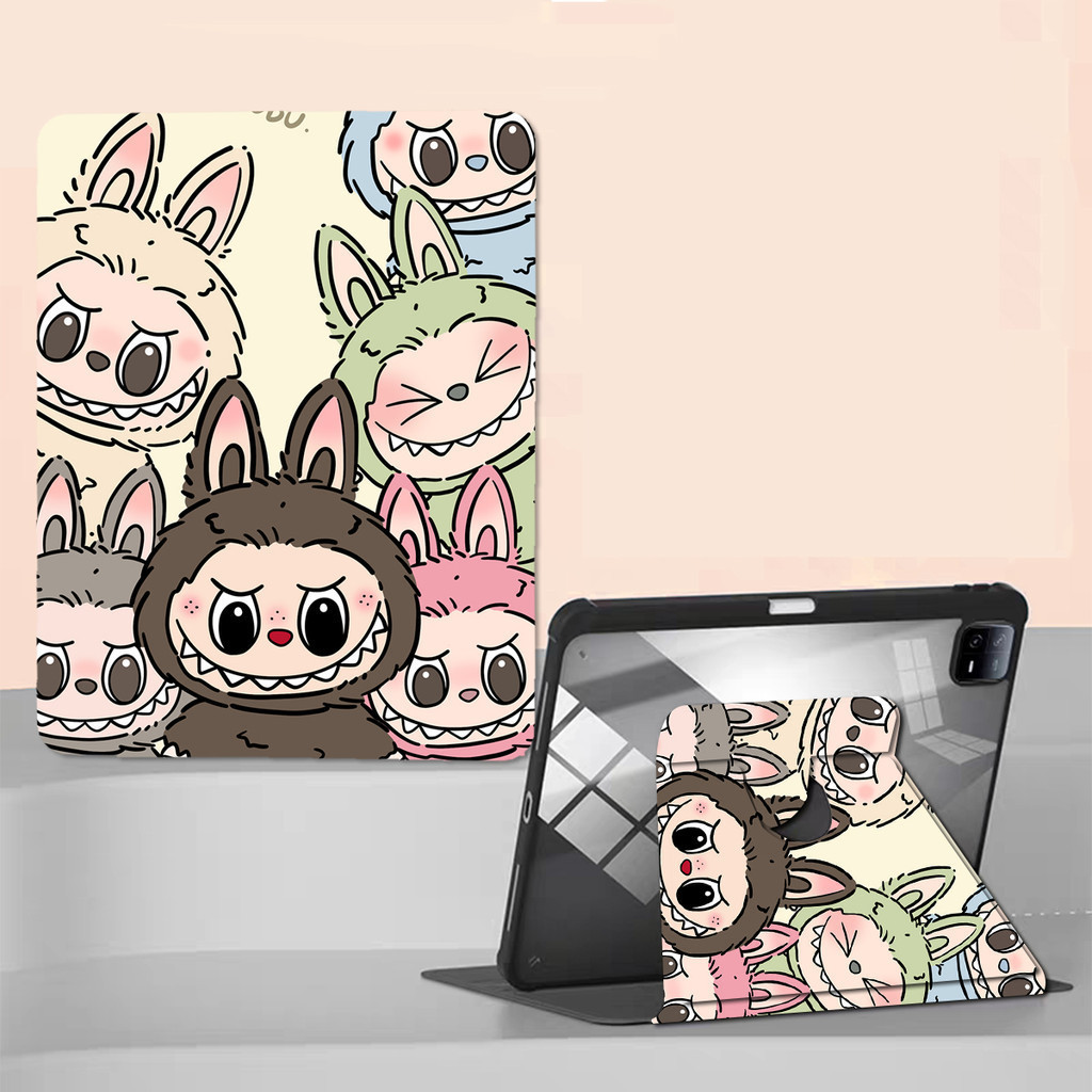 เคสการ์ตูนขนาดเล็กสําหรับ Pad 5/5 Mi Pad 6/6 Pro Redmi Pad Se Mi Pad Pro 6 เคสหมุนได้