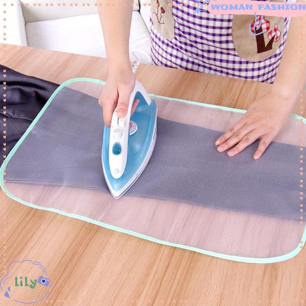 Lily Protective Ironing Cloth High temperature Board Press Iron Mesh Insulation Pad Guard Protection Clothing Home Accessories