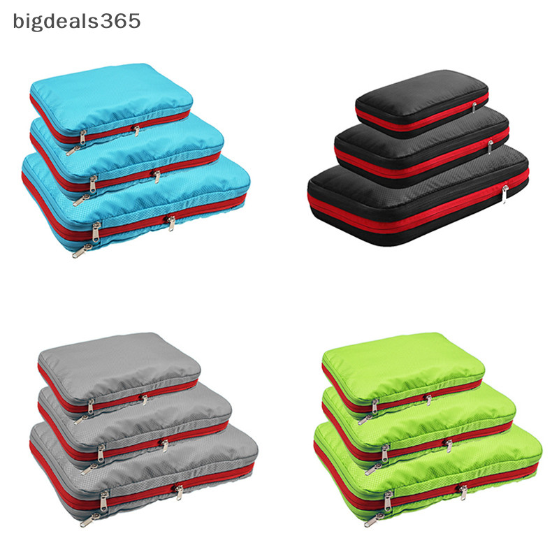 [bigdeals365 ] Fun Travel Compression Pouch Quick Storage Bag Nylon Double Layer Organizer New Stock