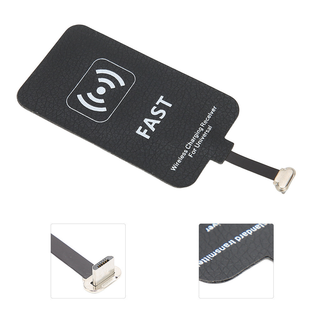 [CAK ] Wireless Charger Receiver 5V 2A 10W Wireless Charging Receiver Patch โมดูลชิปสําหรับ Micro US