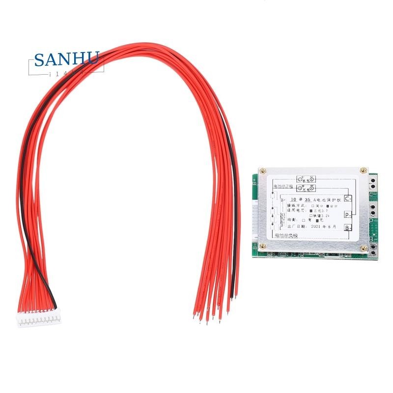 【sanhui14b4 】10S 36v 35A Li-Ion Lipolymerแบตเตอรี ่ ป ้ องกันBms Pcb