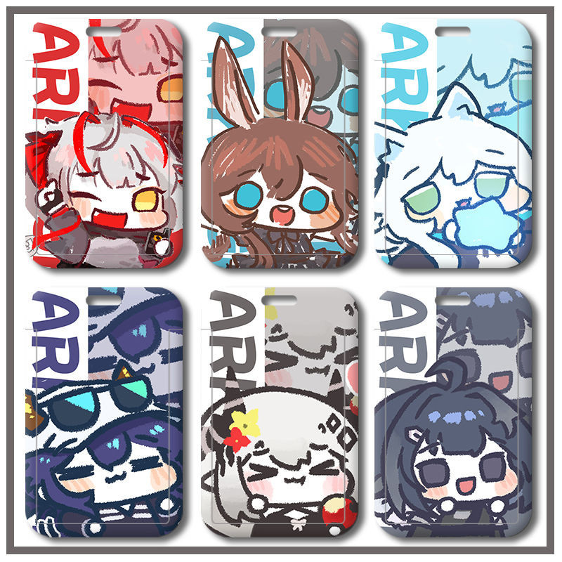 Arknights W Arknights รุ่น Q ชายหญิงชื่อแท็กเชือกเส้นเล็กยาว Anti-Lost น่ารักสไตล์